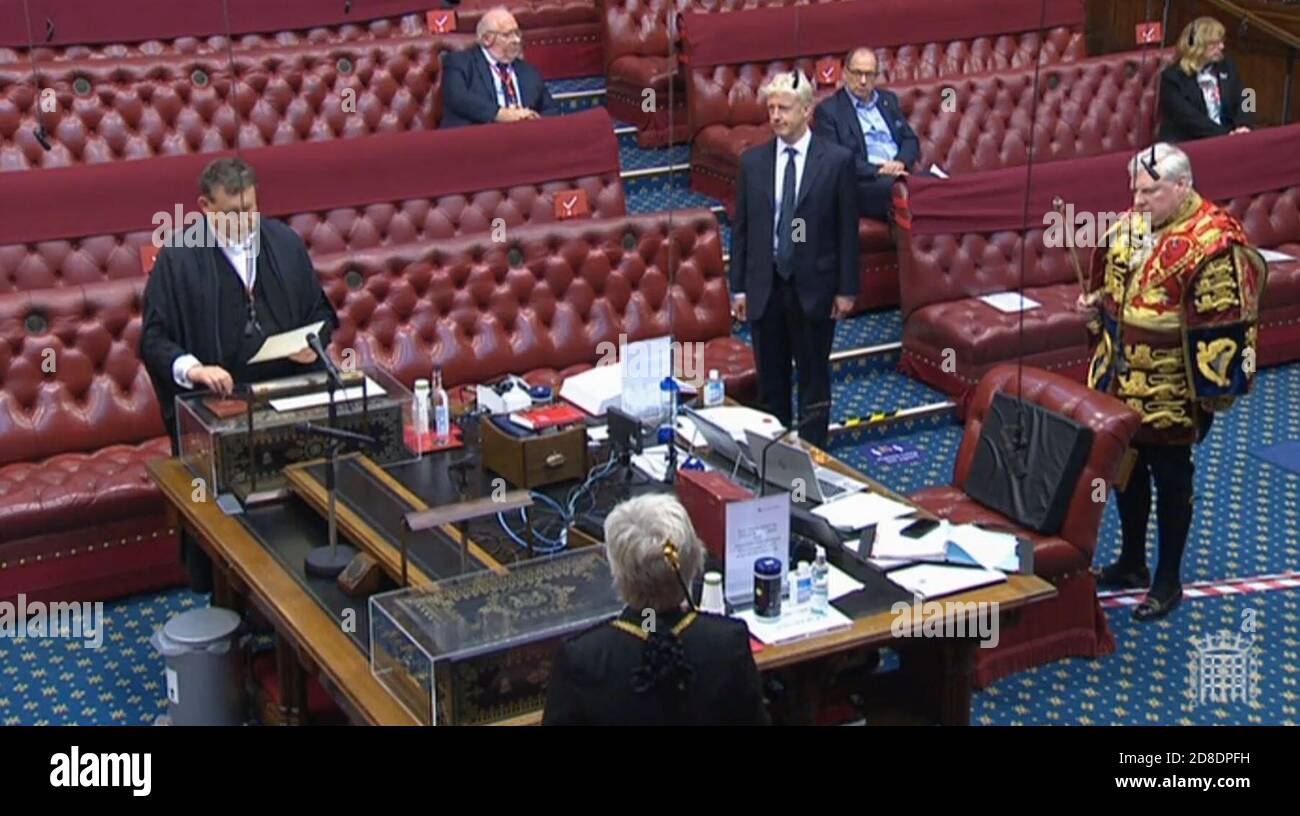 Jo Johnson, the Prime Minister's brother, as he takes his seat in the