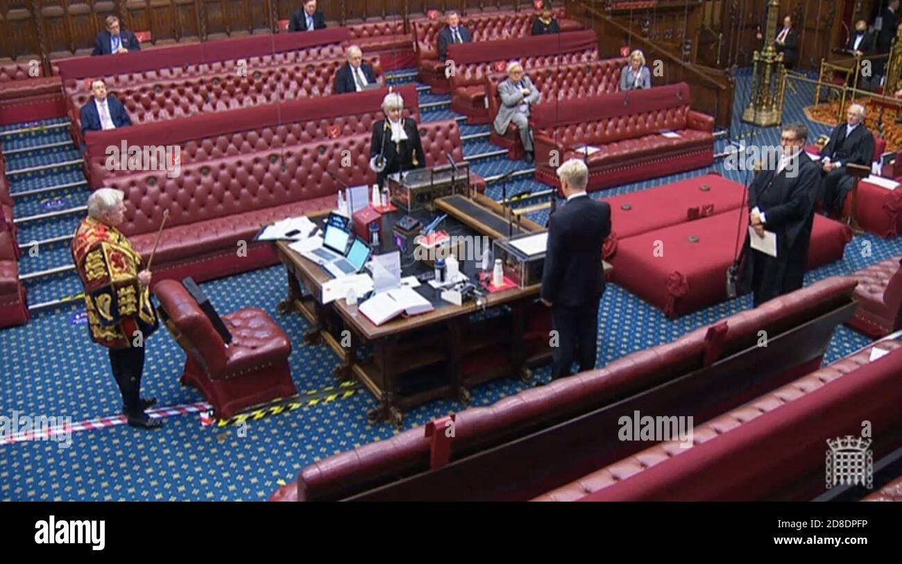 Jo Johnson, the Prime Minister's brother, as he takes his seat in the