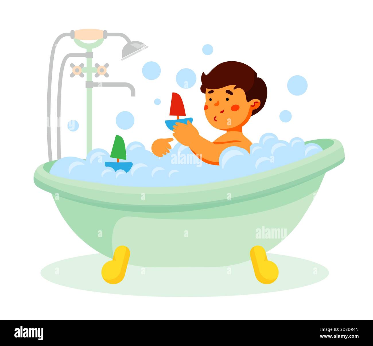 People taking bath Cut Out Stock Images & Pictures Alamy