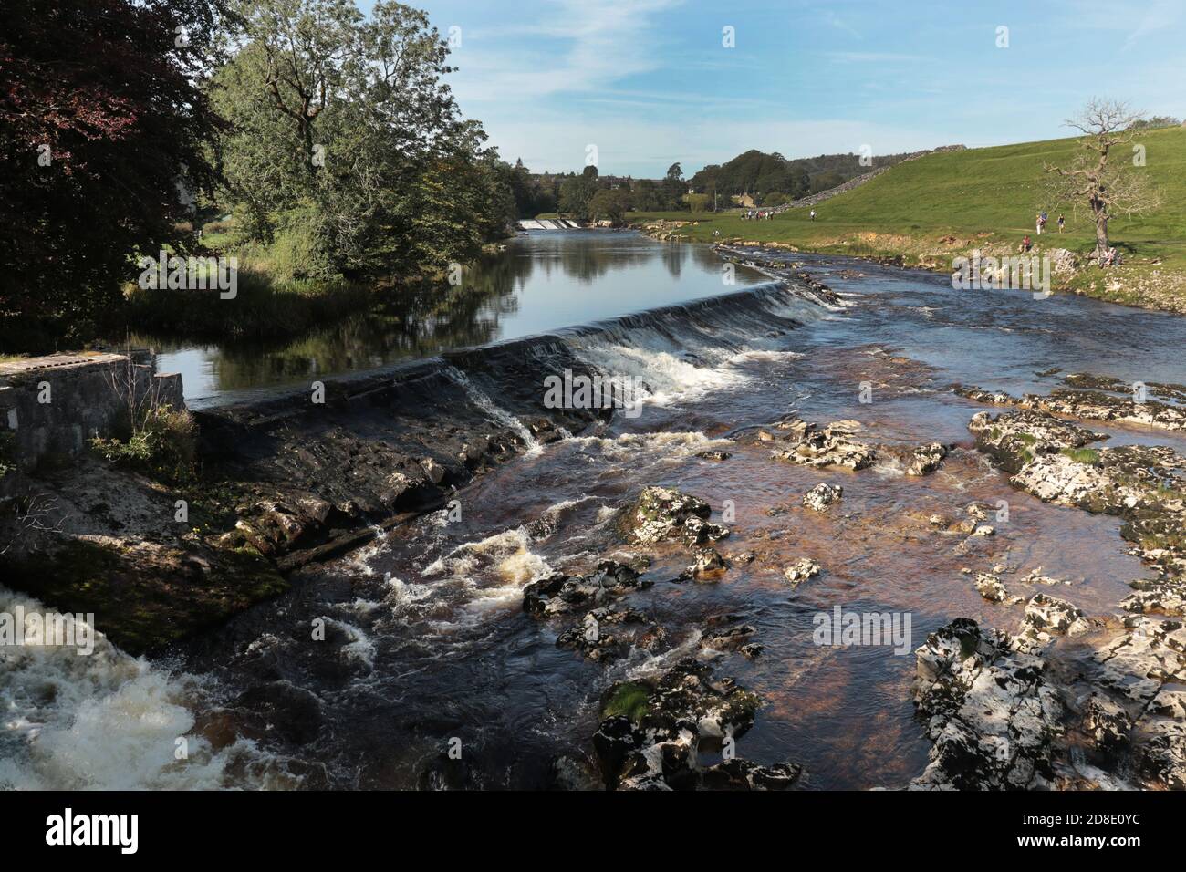 Linton Falls, near Grassington in the Yorkshire Dales, UK Stock Photo