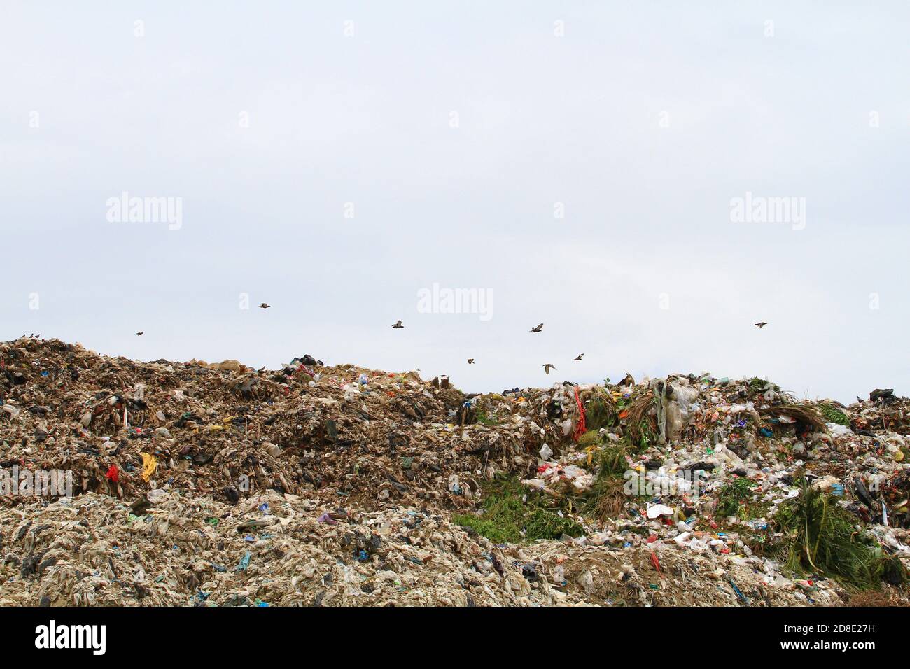 Disposal of plastic waste world problems, Large Garbage Mountain in