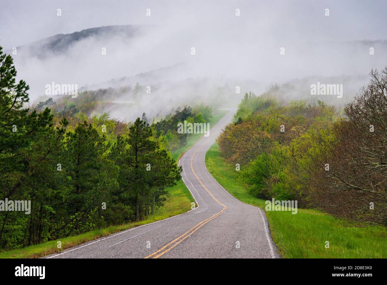 Talimena Scenic Drive Stock Photo Alamy