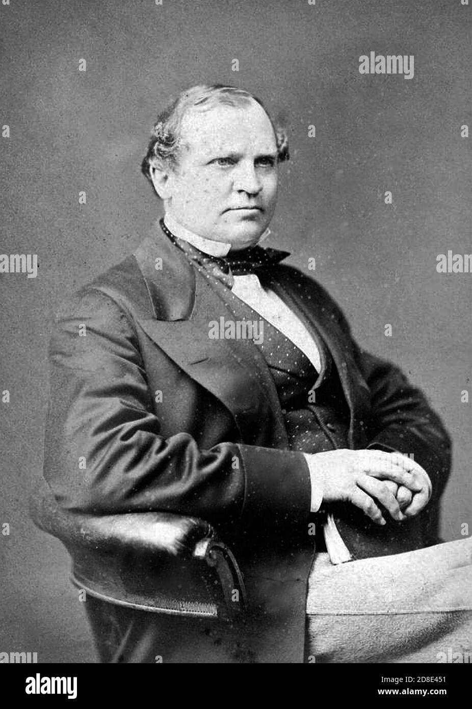EDWARD STANLEY,15th Earl of Derby (1826-1893) British Conservative statesman Stock Photo
