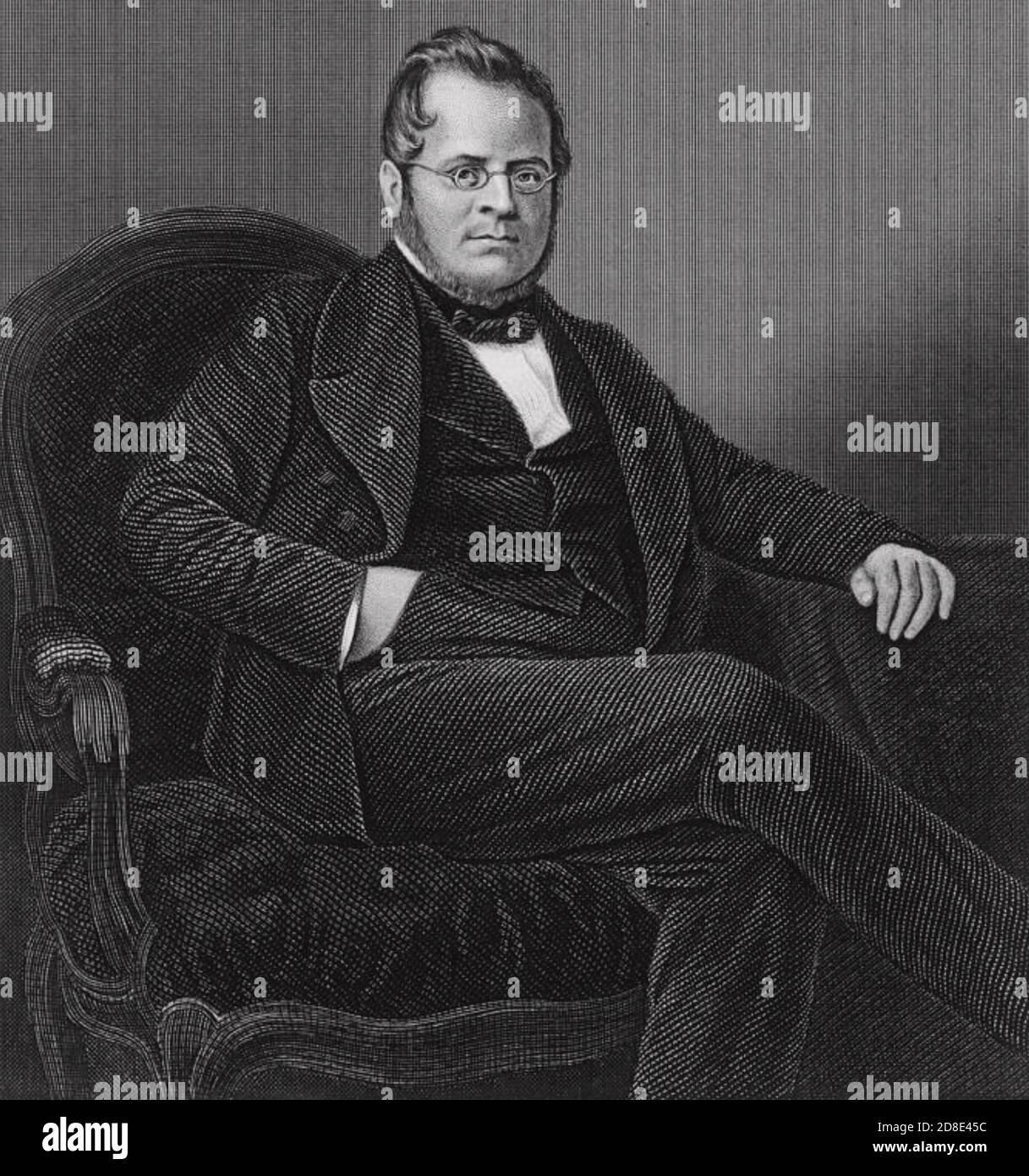 CAMILLO BENSO,Count of Cavour  (1810-1861) Italian statesman and leading proponent of the unification of Italy Stock Photo