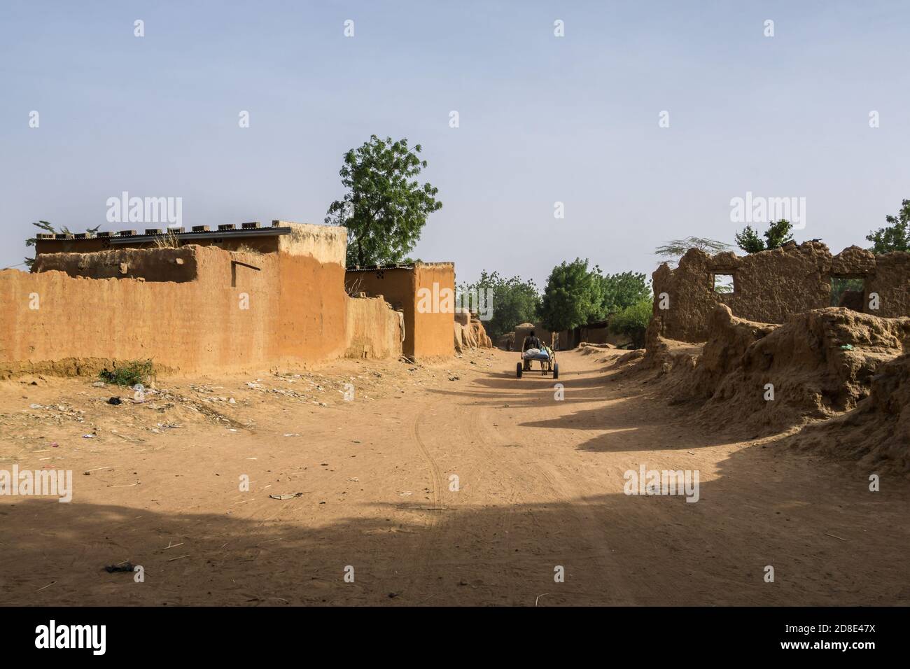 Village life in rural Mali, West Africa Stock Photo