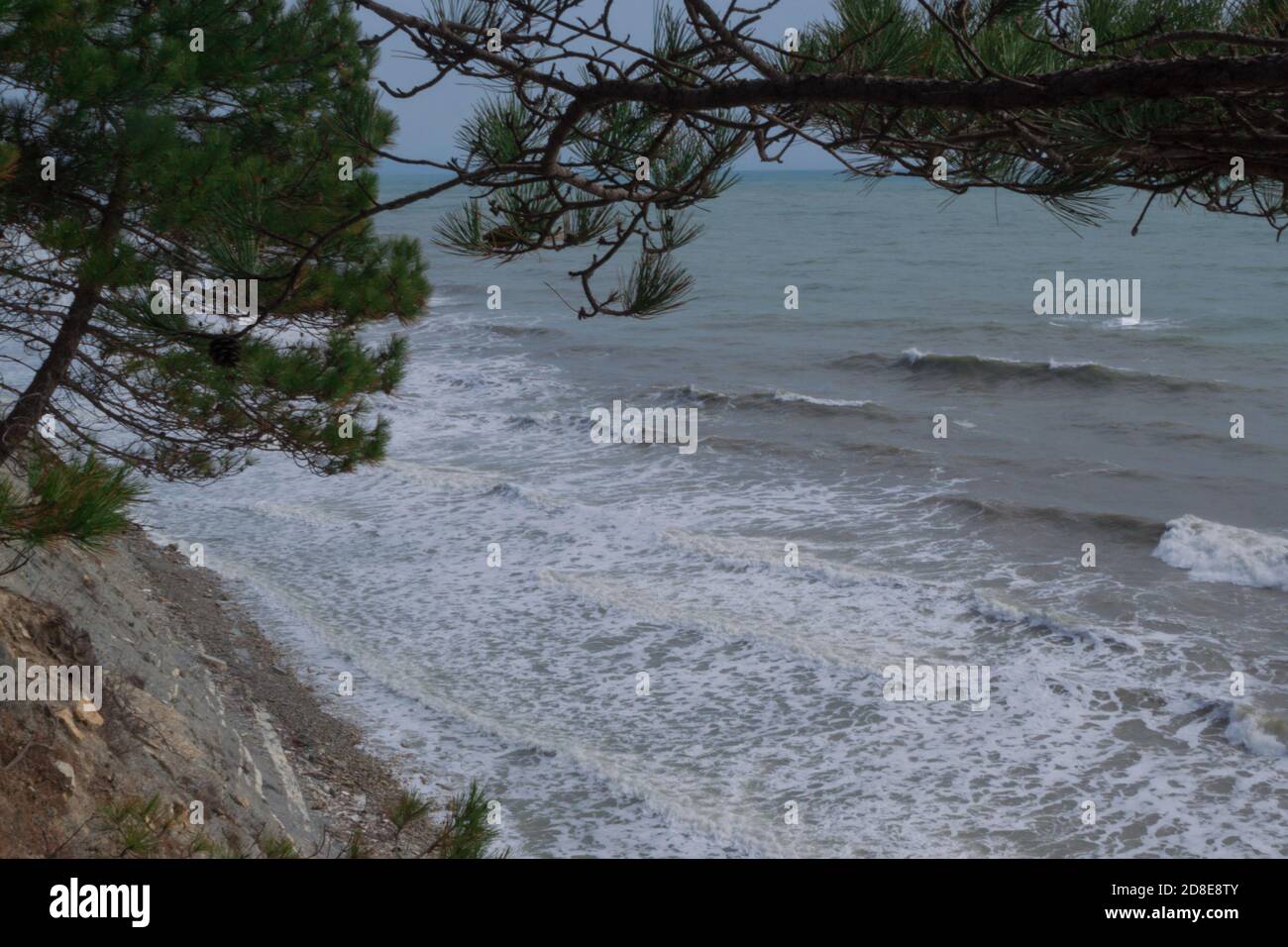 Stormy sea view hi-res stock photography and images - Alamy