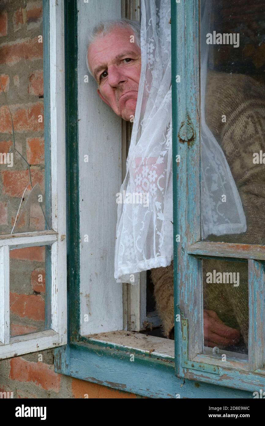 Curtain twitcher hires stock photography and images Alamy