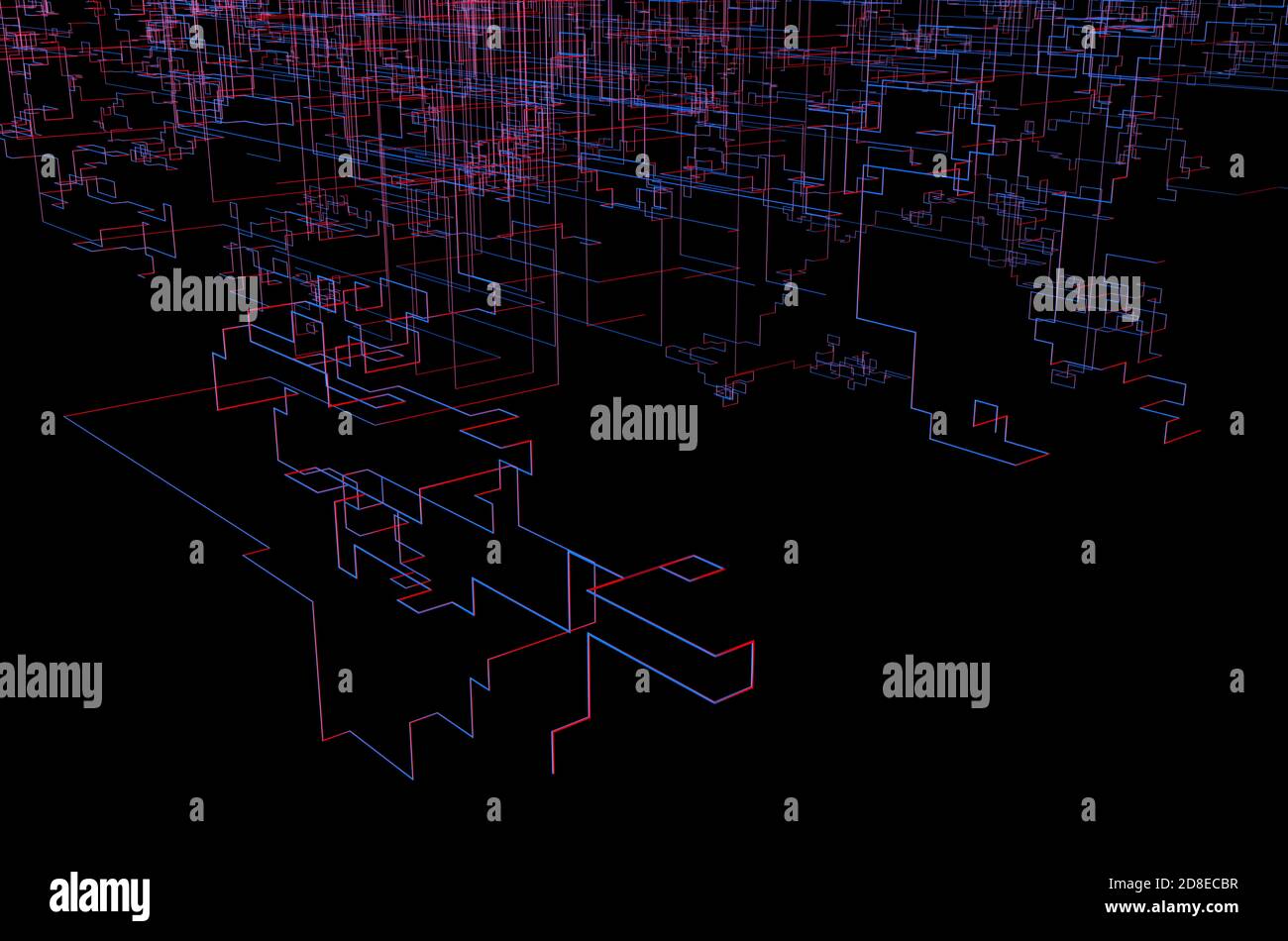 Fiber optic neural network hi-res stock photography and images - Alamy