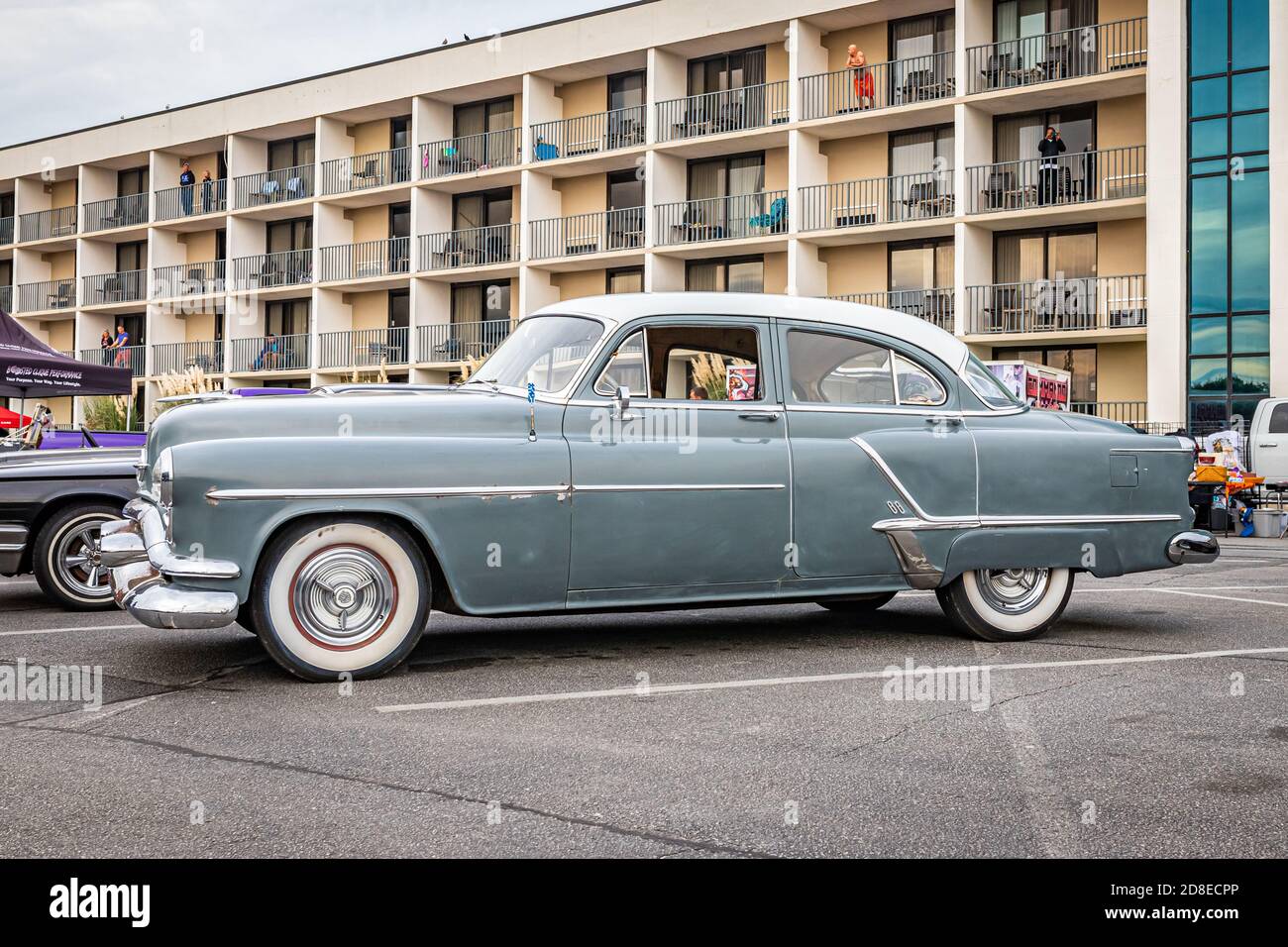 Tybee Island, GA - October 3, 2020: 1953 Oldsmobile Super 88 sedan at a local car show. Stock Photo