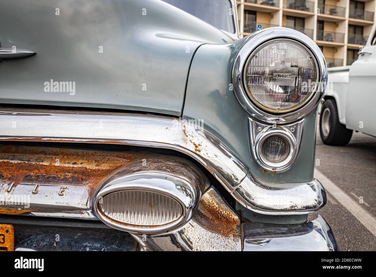 Tybee Island, GA - October 3, 2020: 1953 Oldsmobile Super 88 sedan at a local car show. Stock Photo