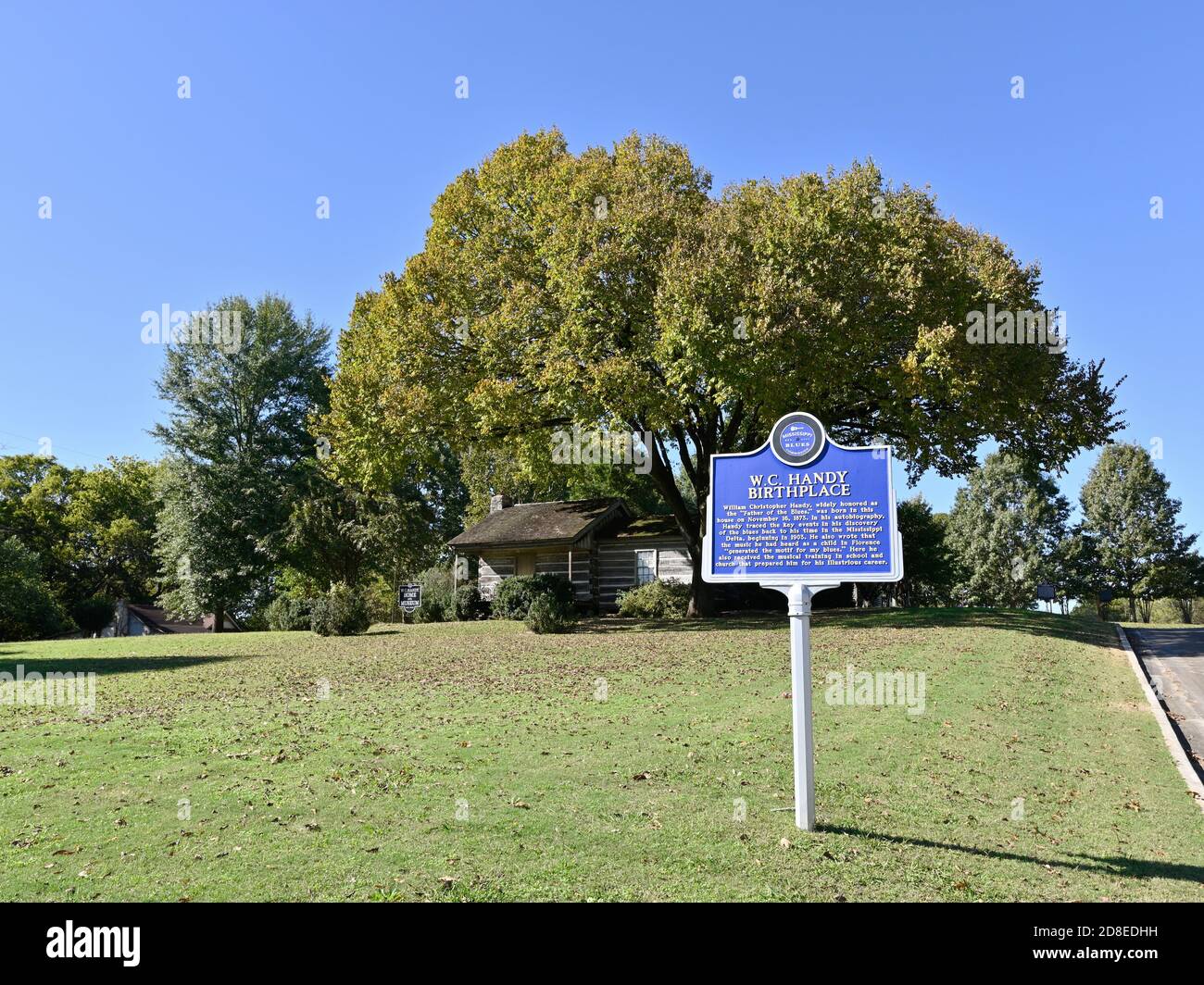 W.C. Handy, the father of the blues, music legend birthplace in Florence, Alabama, USA. Stock Photo