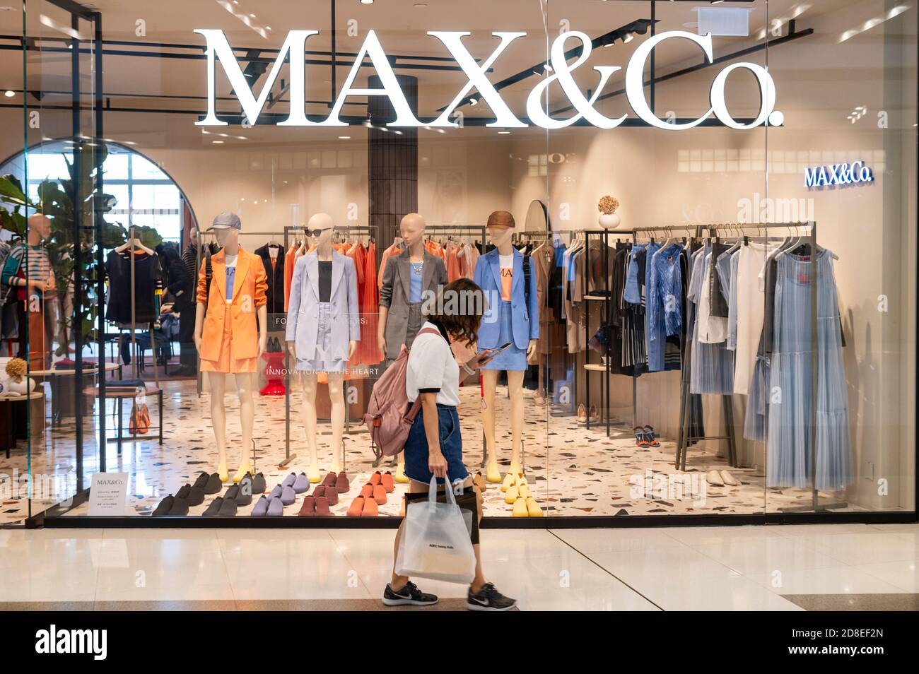 Italian fashion brand Max & Co store seen in Hong Kong Stock Photo ...