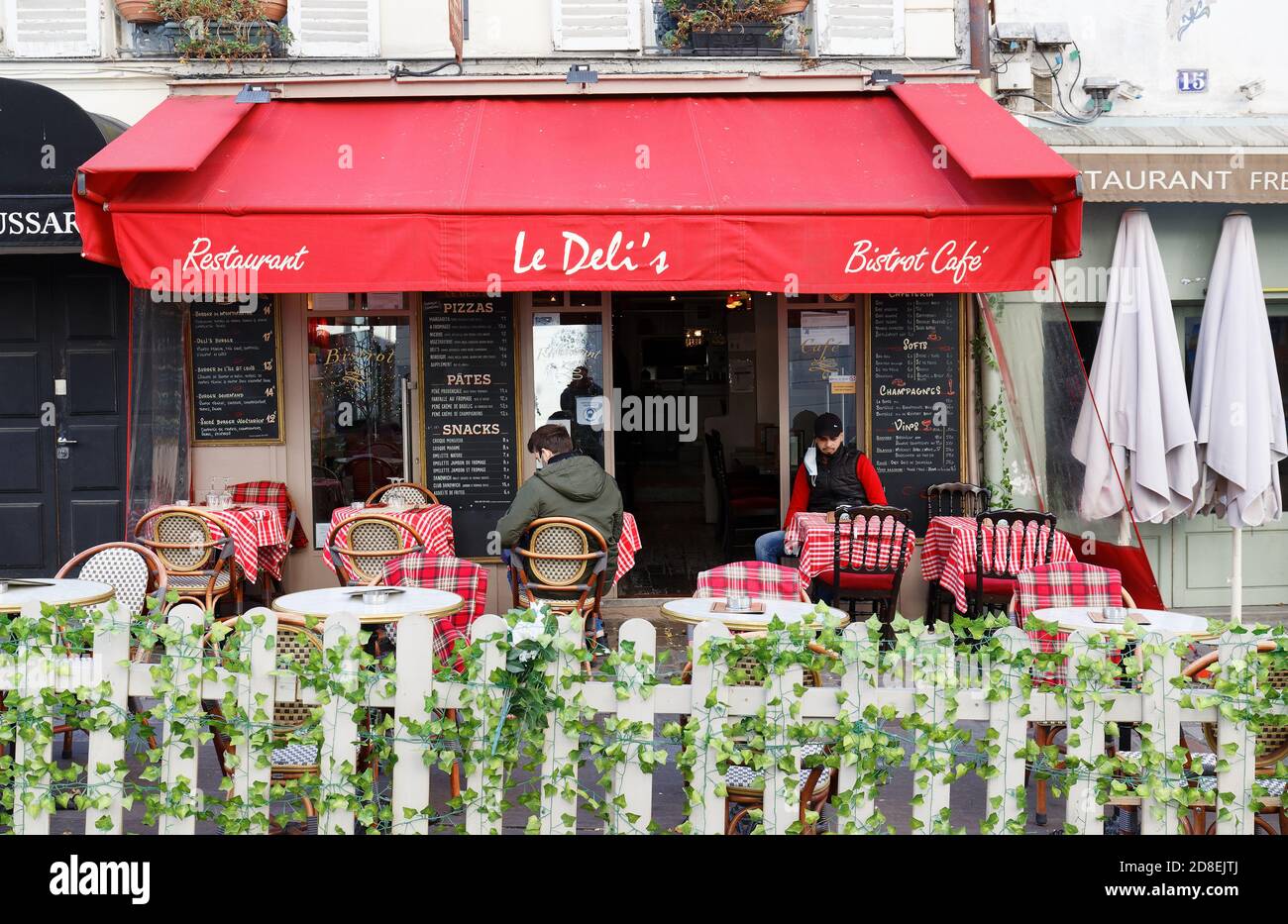 The traditional French restaurant Le Deli , Montmartre district of
