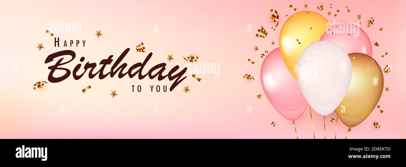 Pink Background Birthday Design gambar ke 9