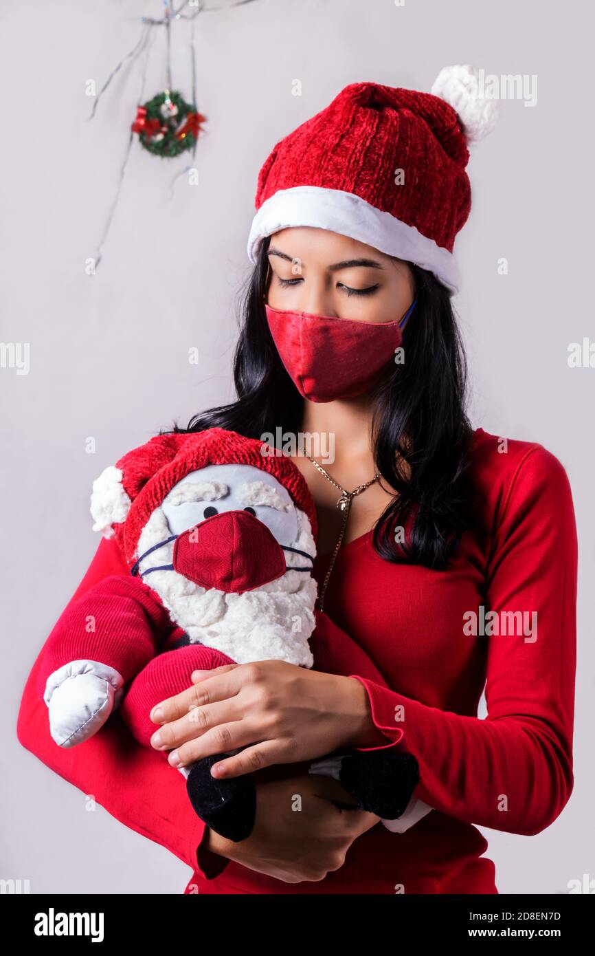 father christmas carrying outfit