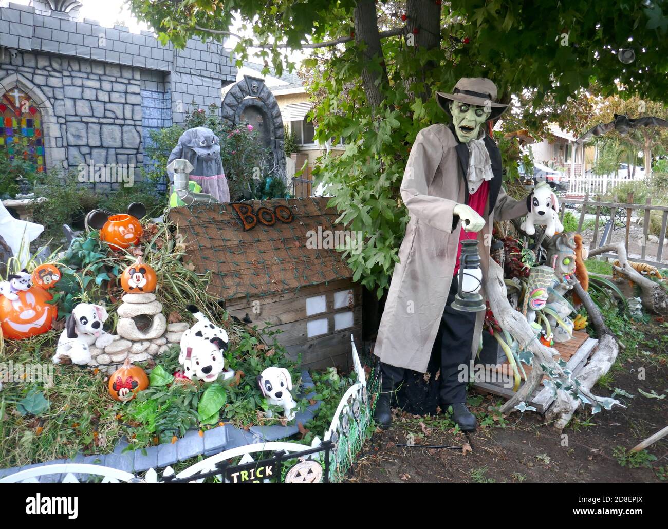 Burbank, California, USA 28th October 2020 A general view of atmosphere of Halloween Lawn