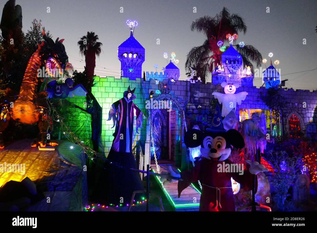 Burbank, California, USA 28th October 2020 A general view of atmosphere of Halloween Lawn