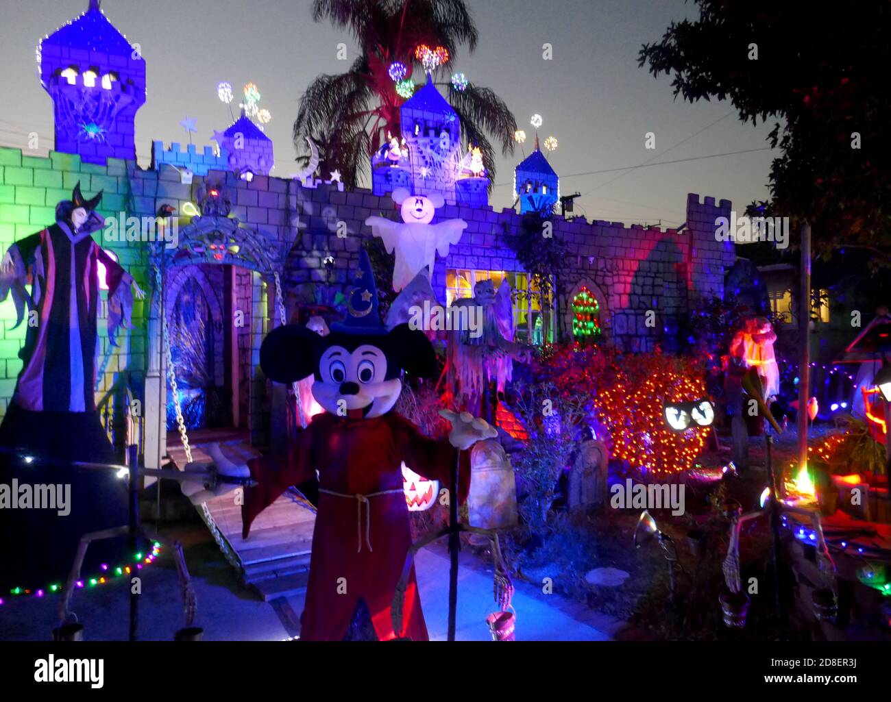 Burbank, California, USA 28th October 2020 A general view of atmosphere of Halloween Lawn