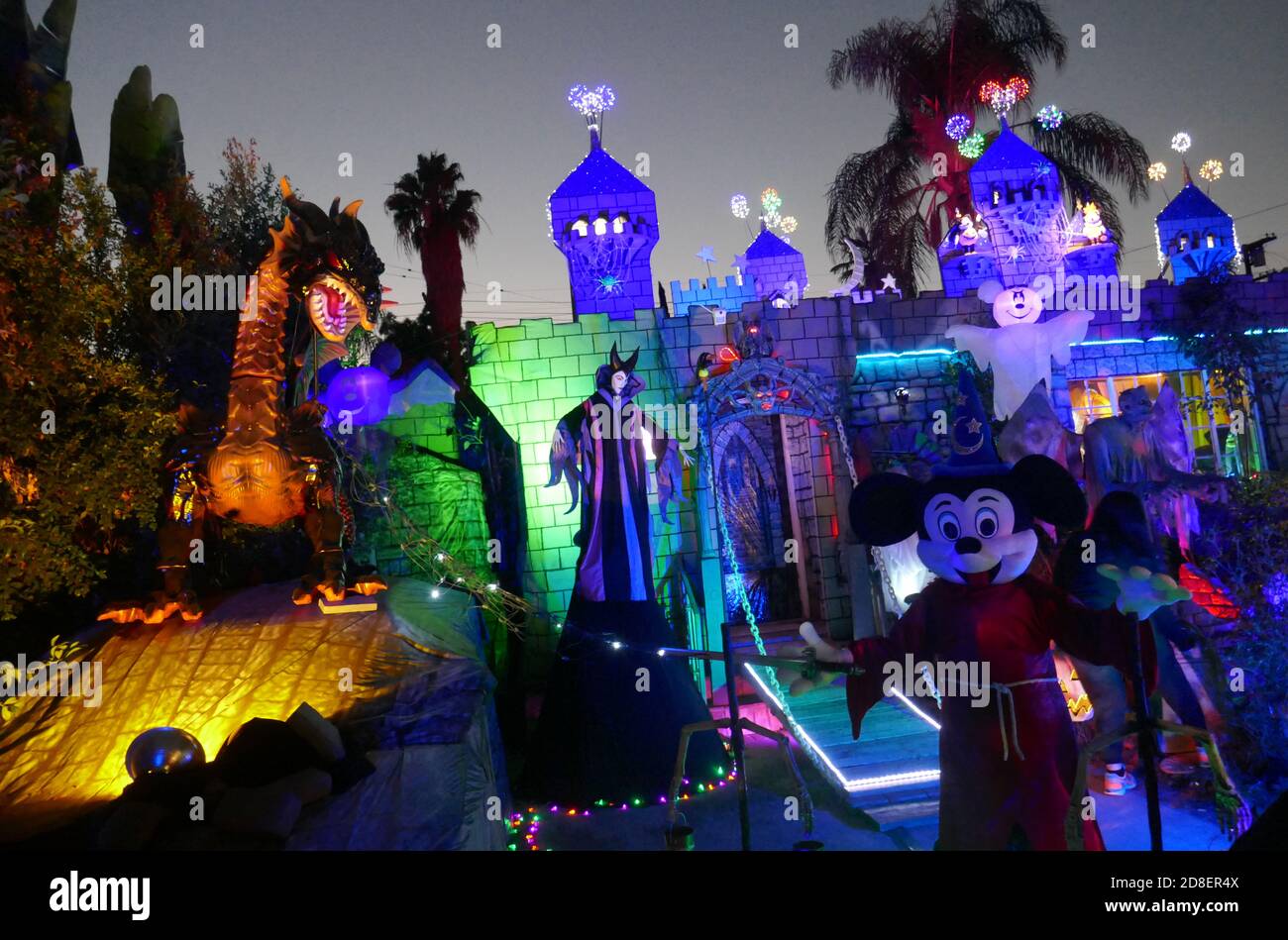 Burbank, California, USA 28th October 2020 A general view of atmosphere of Halloween Lawn