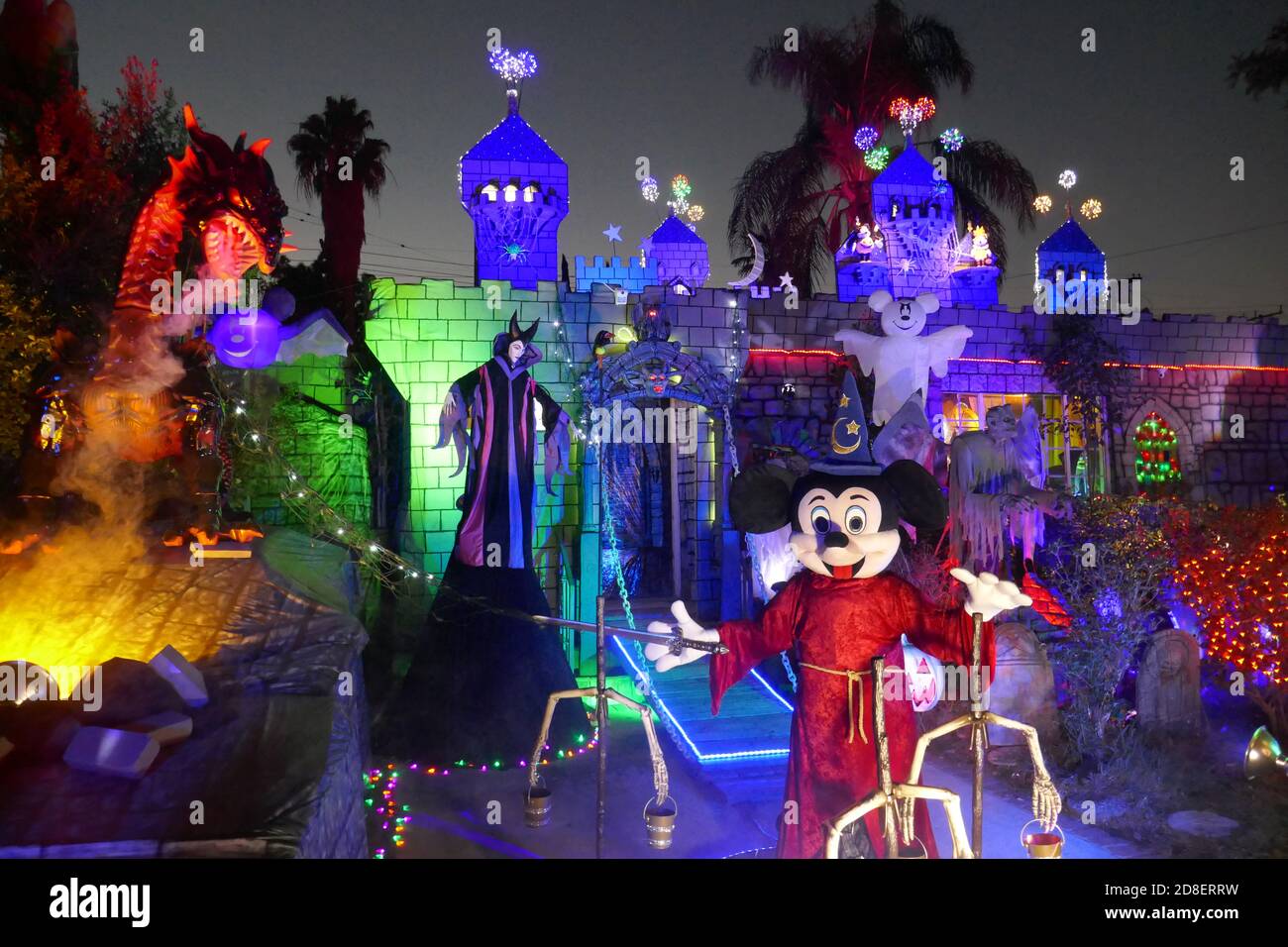 Burbank, California, USA 28th October 2020 A general view of atmosphere of Halloween Lawn