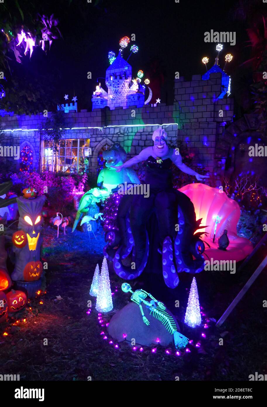 Burbank, California, USA 28th October 2020 A general view of atmosphere of Halloween Lawn