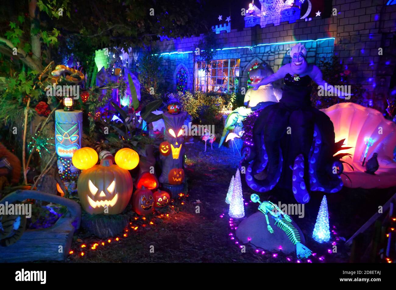 Burbank, California, USA 28th October 2020 A general view of atmosphere of Halloween Lawn