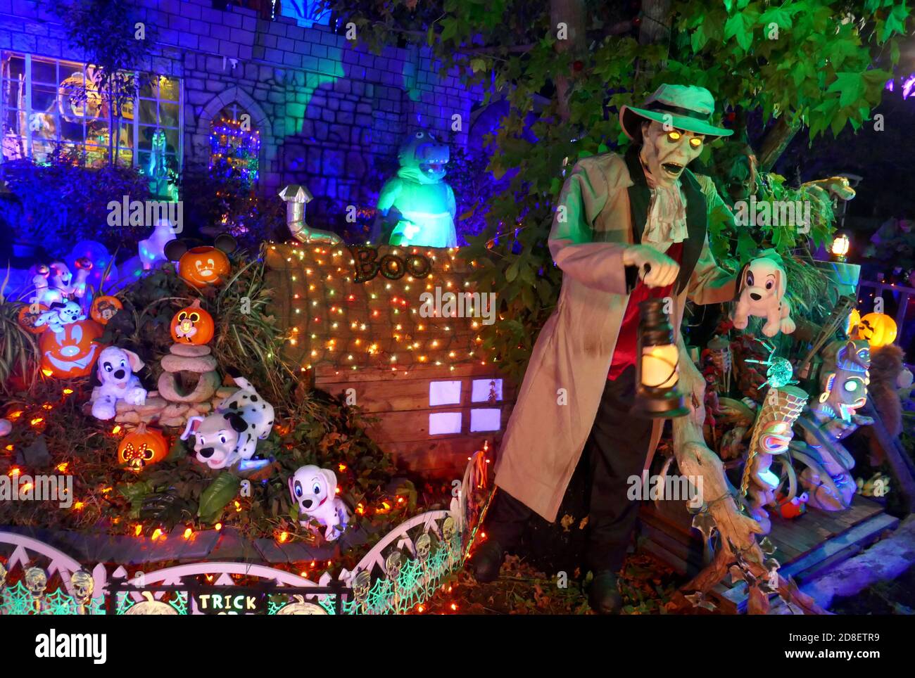 Burbank, California, USA 28th October 2020 A general view of atmosphere of Halloween Lawn