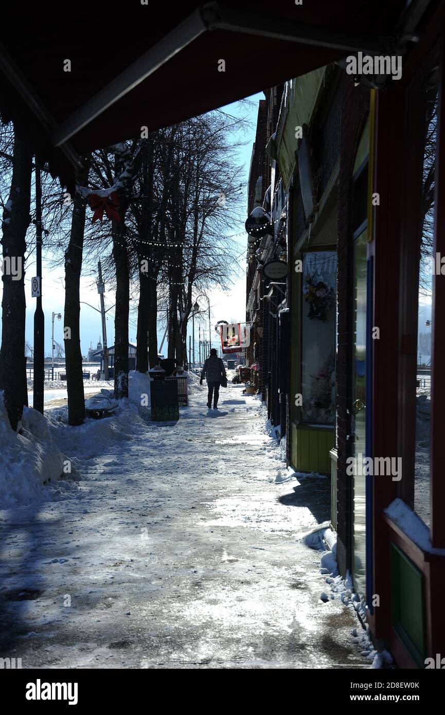 West Street, Port Colborne Stock Photo Alamy