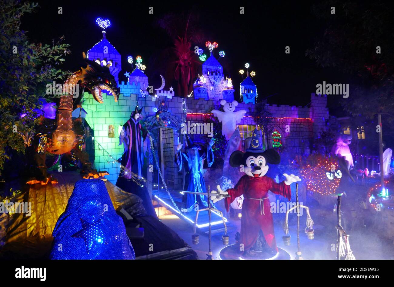 Burbank, California, USA 28th October 2020 A general view of atmosphere of Halloween Lawn