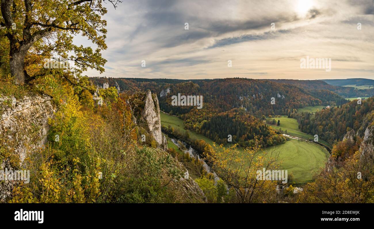 Fantastic autumn hike in the beautiful Danube valley at the Beuron ...