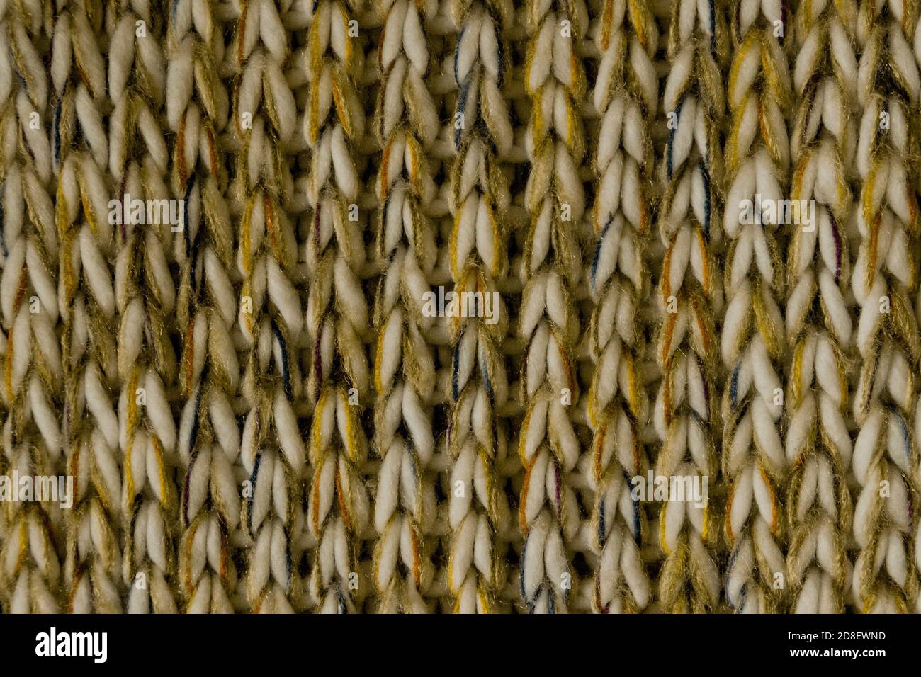 Knitted fabric texture background. Closeup Stock Photo
