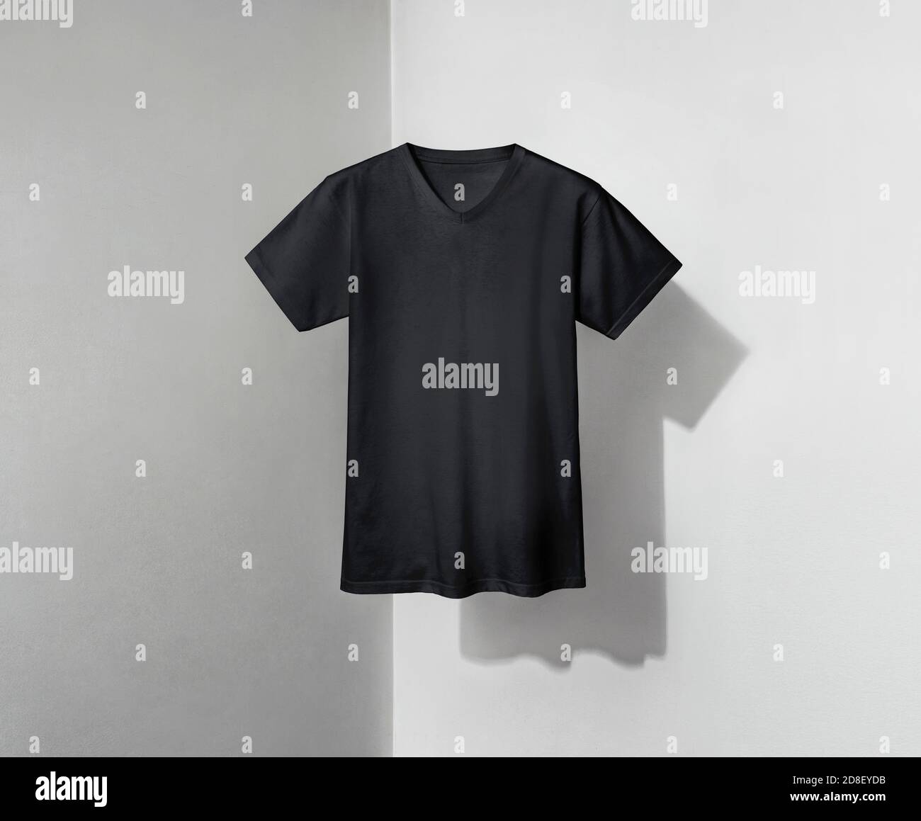 v shape black t shirt