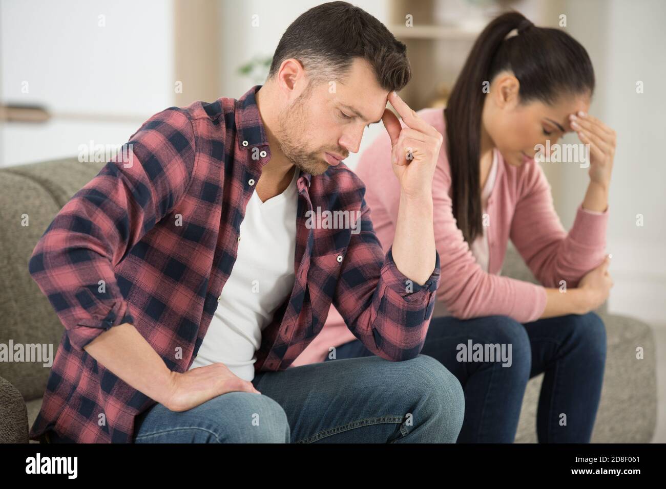 picture of young couple having difficulties in relationship Stock Photo ...