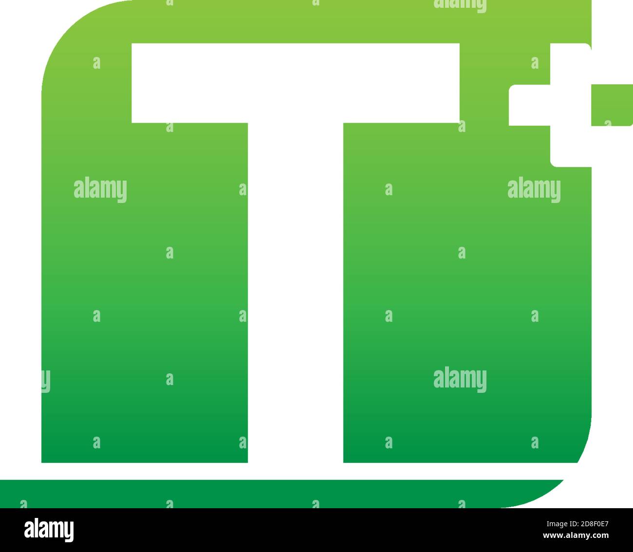 Letter T logo icon with medical cross design vector Stock Vector Image ...