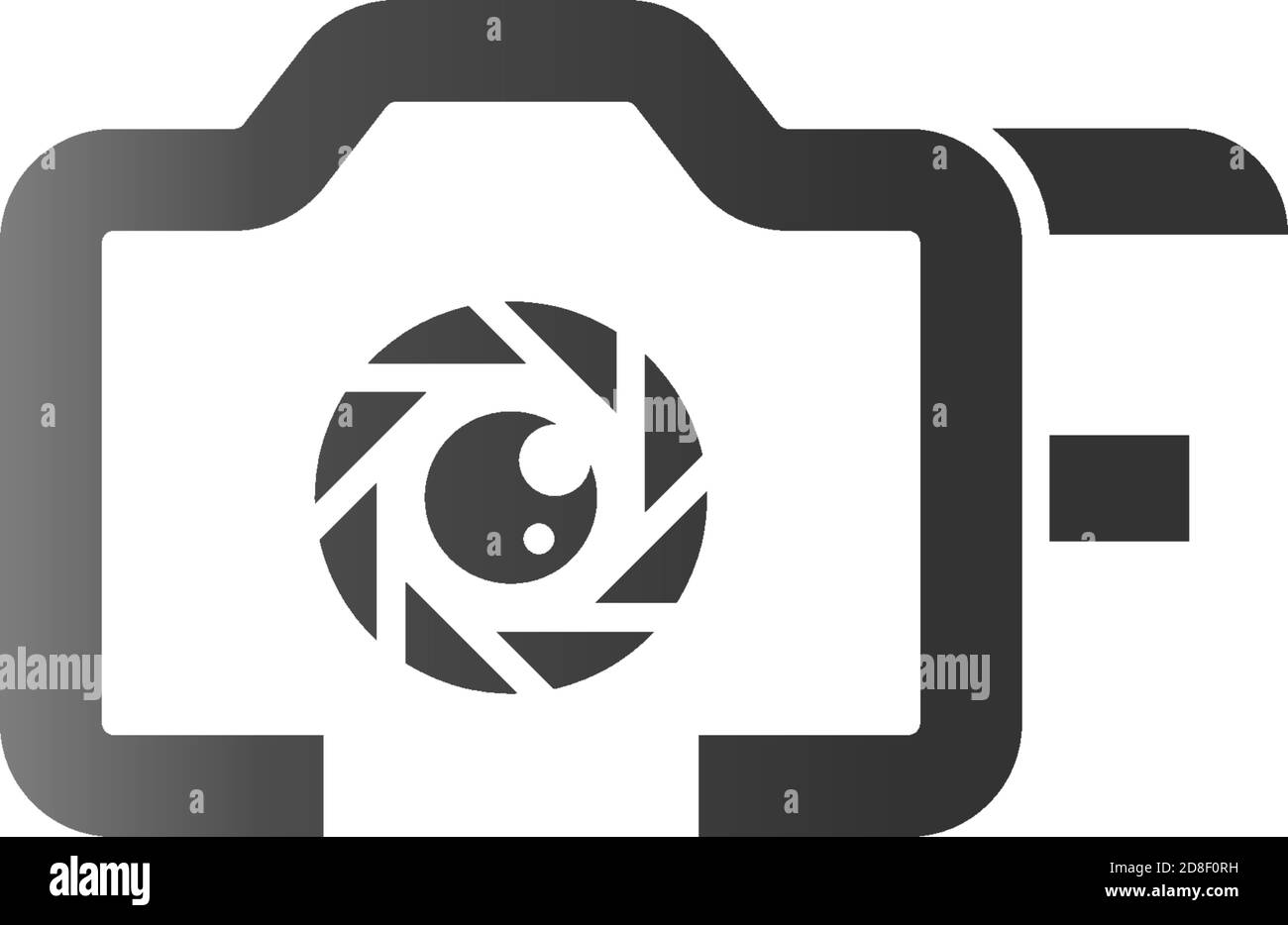 Photo Camera Black Icon On White Background Vector Illustration For Website  Mobile Application Presentation Infographic Modern Simple Snapshot  Photography Concept Sign Graphic Design Element Stock Illustration -  Download Image Now - iStock