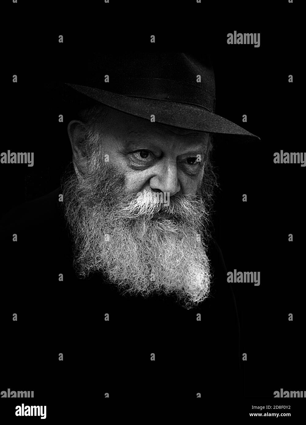 The Rebbe, Menachem Mendel Schneerson Stock Photo