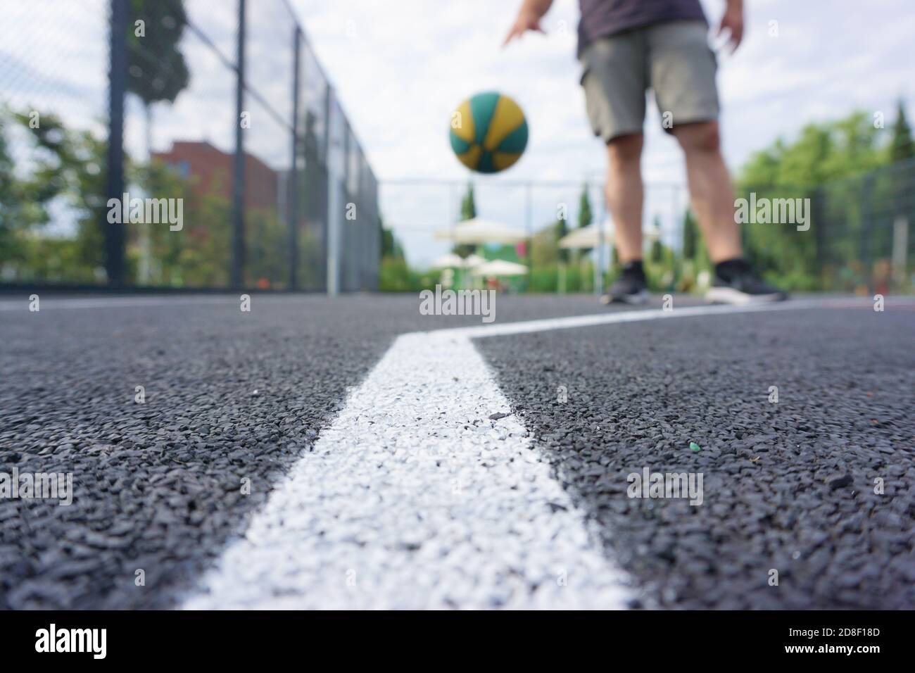 Come on - play basketball with me Stock Photo - Alamy