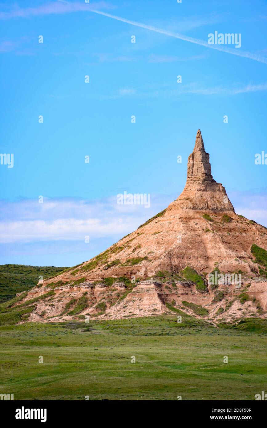 Chimney Rock National Historic Site Stock Photo Alamy