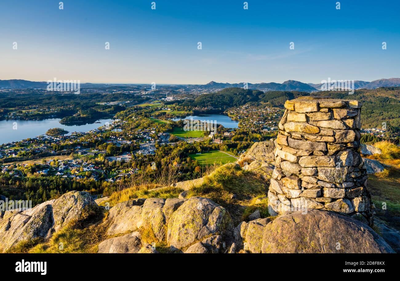 View over Fana in Bergen, Norway Stock Photo - Alamy