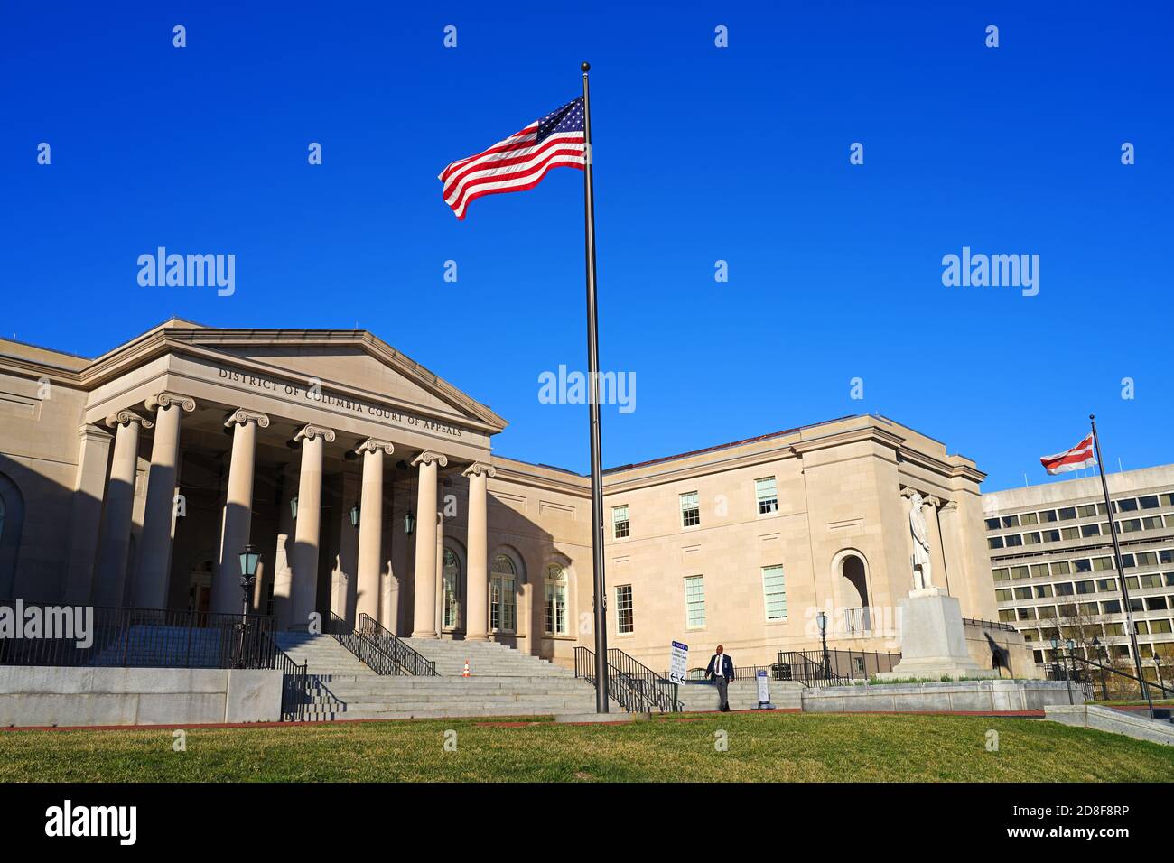 WASHINGTON, DC -22 FEB 2020- View of the District of Columbia Court of Appeals in Washington, DC. Stock Photo