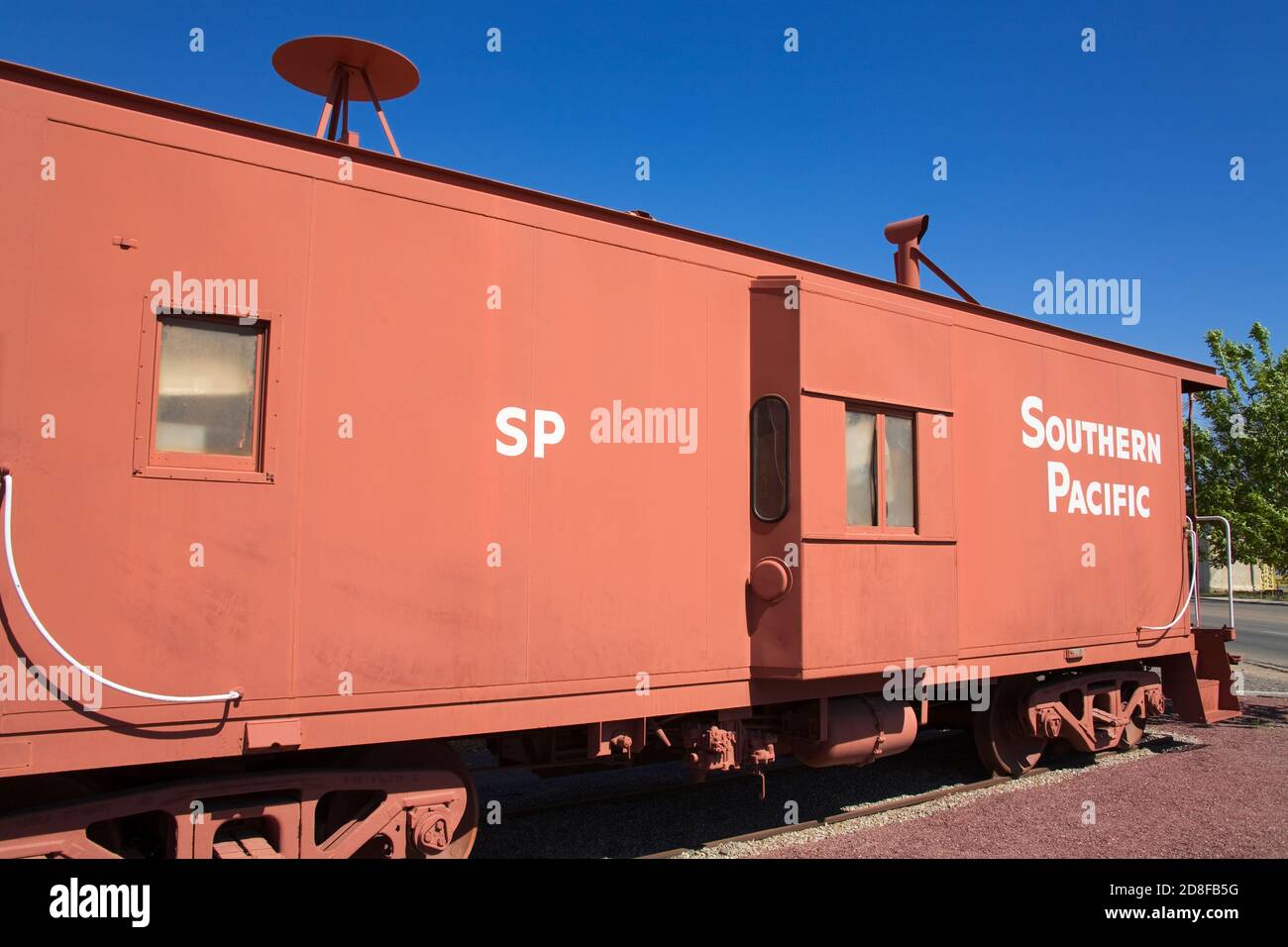 Southern Pacific Rail Depot, Benson City, Cochise County, Arizona, USA Stock Photo