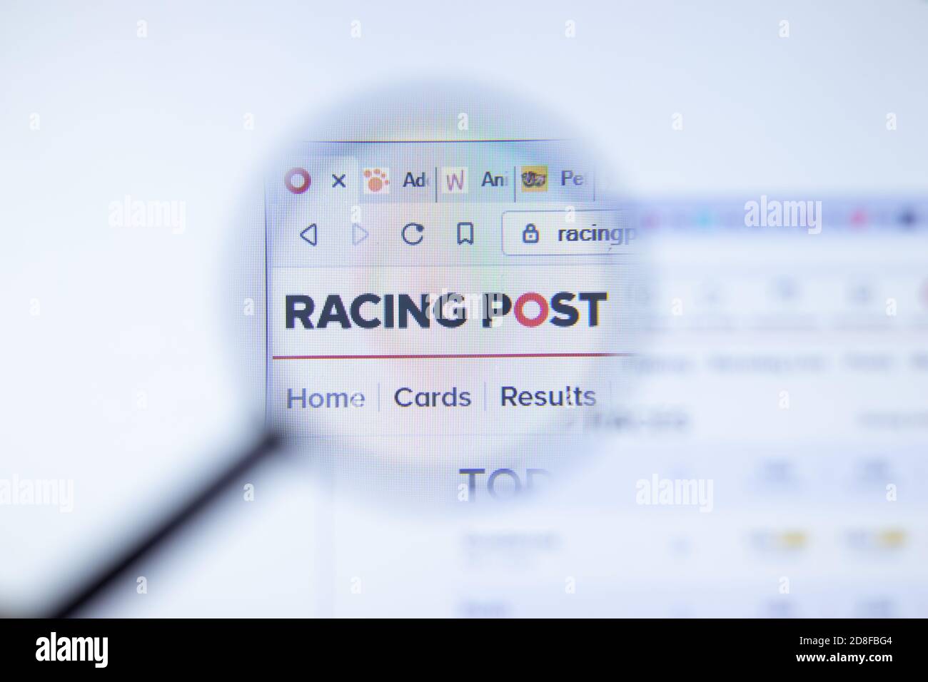 The racing post hi-res stock photography and images - Alamy