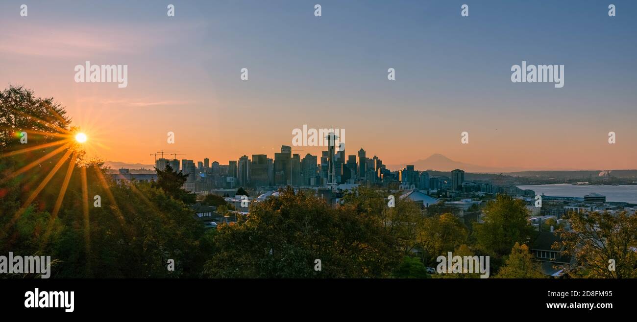 Seattle Riany View Kerry park seattle wa hi-res stock photography and images - Alamy