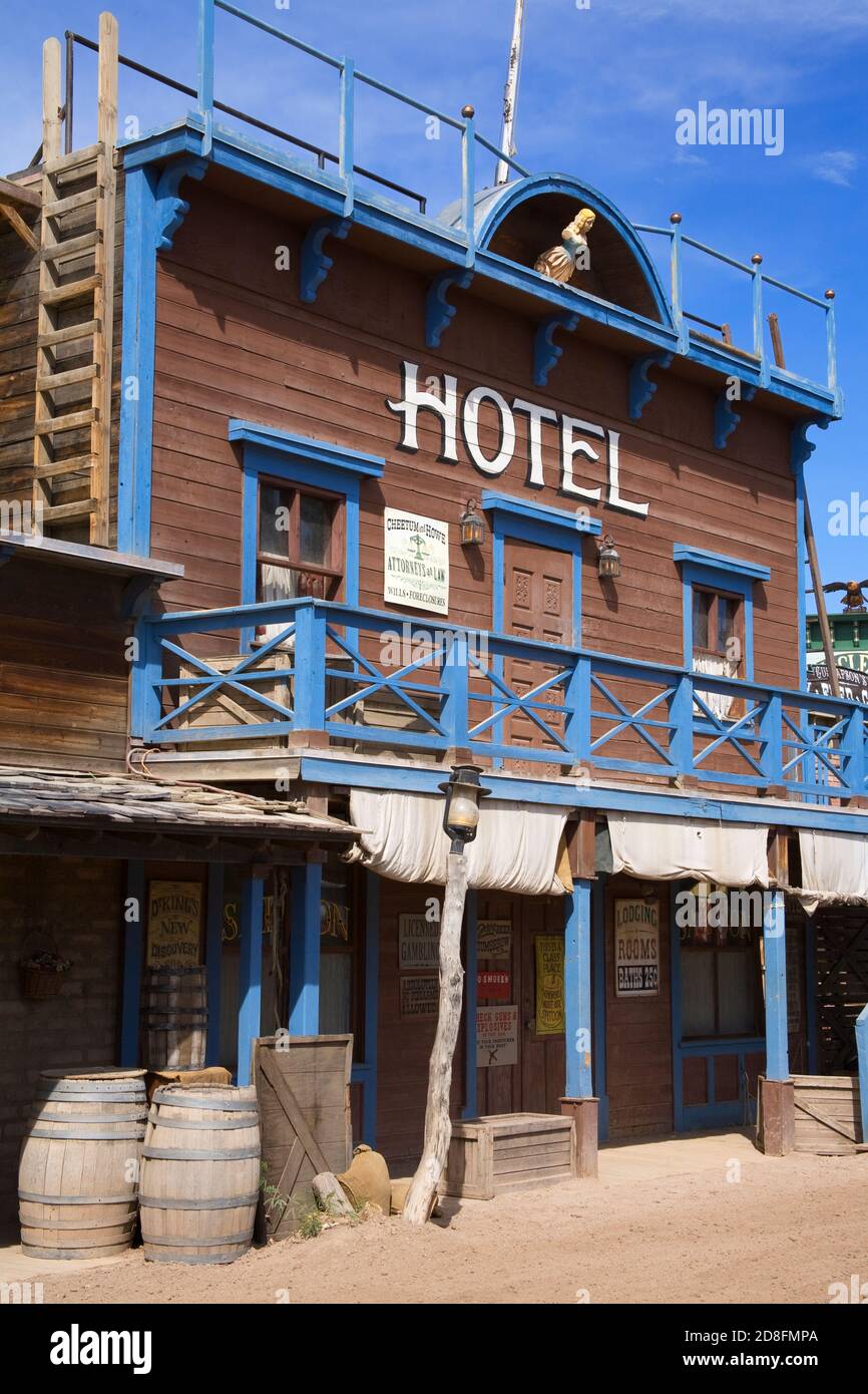 Trail Dust Frontier Town, Tucson, Pima County, Arizona, USA Stock Photo