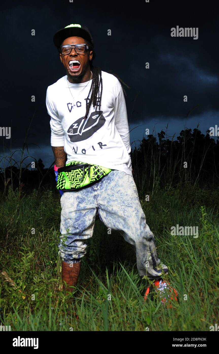 MIAMI, FL - AUGUST 08: Lil Wayne in the weeds. Dwayne Michael ...