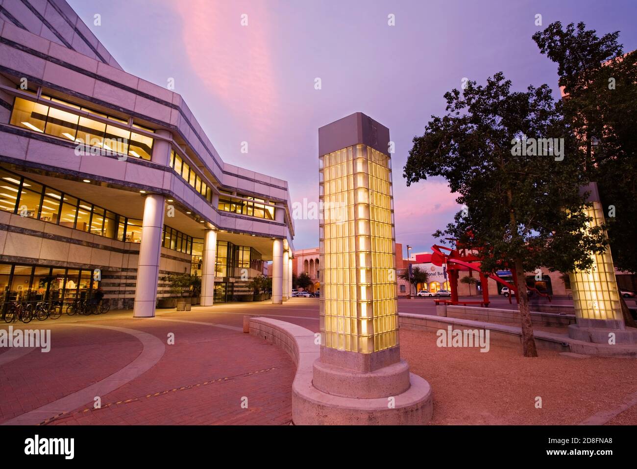 Public Library, Downtown Tucson, Arizona, USA Stock Photo