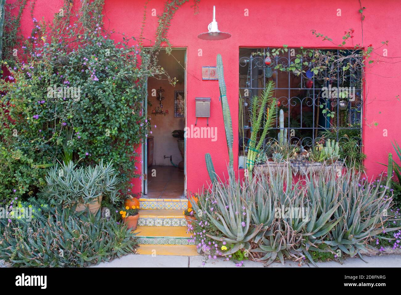 House Detail, El Presidio Historic District, Tucson, Arizona, USA Stock Photo Alamy