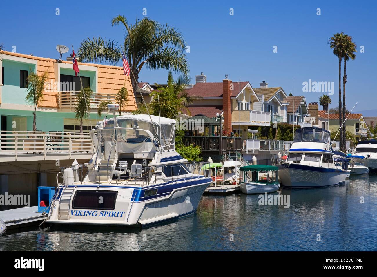 Oxnard Harbor, Oxnard City, Ventura County, California, USA Stock Photo