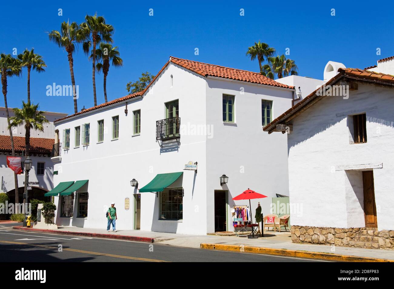 Casa De La Guerra, Santa Barbara, California, USA Stock Photo