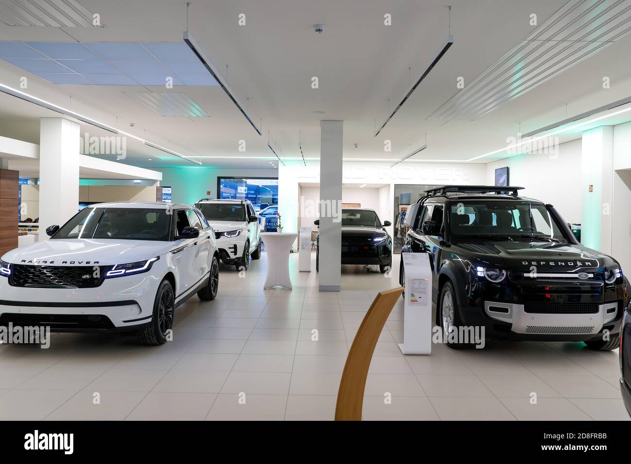 Range 2024 rover showroom